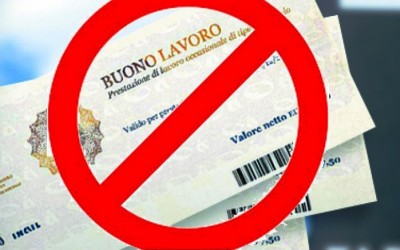 Stop al lavoro accessorio: aboliti i c.d. voucher dal 17 marzo 2017